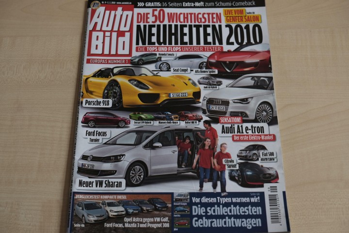Deckblatt Auto Bild (09/2010)